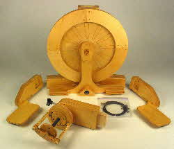 Spinolution Echo spinning wheel disassembled
